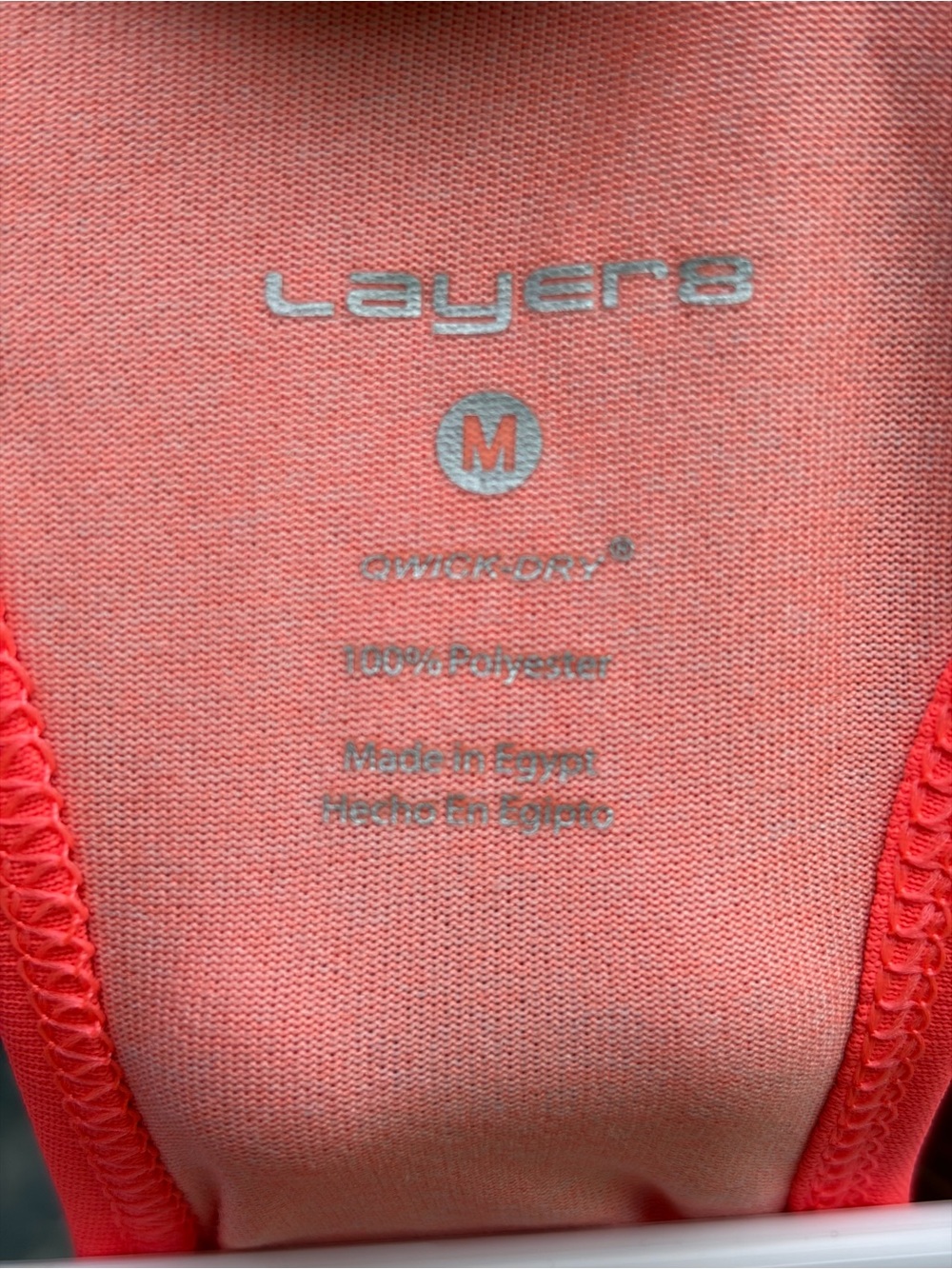 Layer 8 Coral Racerback Tank - Picture 3 of 3
